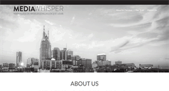 Desktop Screenshot of mediawhisper.com